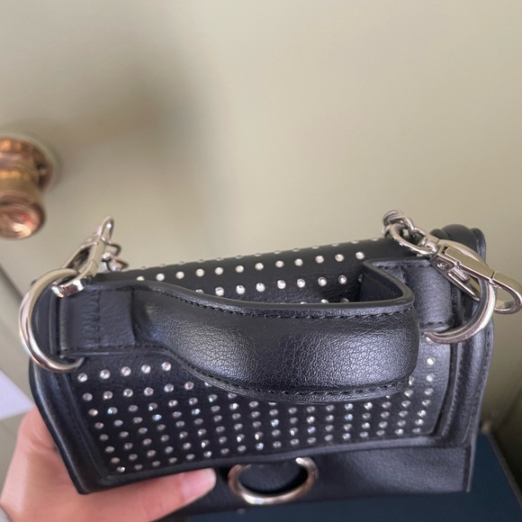 Madden NYC Black Studded Crossbody Bag - Picture 7 of 8